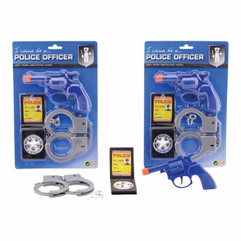 Set de joacă de poliție pe card (pachet de 6)