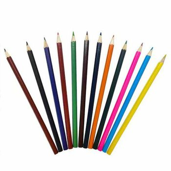 Set mare de 12 creioane colorate