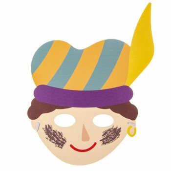 SINTERKLAAS - MĂȘTI DIN SPUMĂ SF&Acirc;NTUL NICOLAE ȘI PIET (48 buc.)