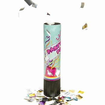 TUN DE CONFETI PARTY - UNICORN - &Icirc;N DISPLAY (48 bucăți)