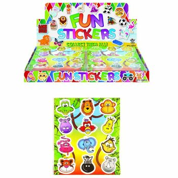 FUN STICKERS – MODEL: ANIMALE DIN JUNGLĂ (120 buc.)
