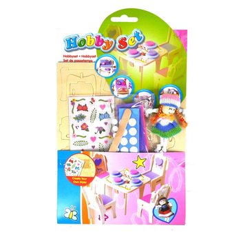 Set de Creație Puzzle 3D din Lemn (24 buc.)