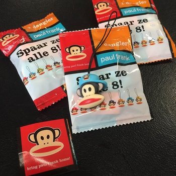 SUPER IEFTIN | Pandantiv / Dangler Paul Frank &icirc;n pungă surpriză (100 buc.)
