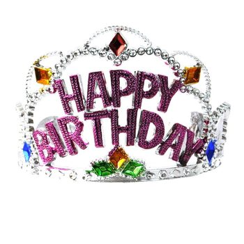 Coroană HAPPY BIRTHDAY - Model 3 (12 buc.)