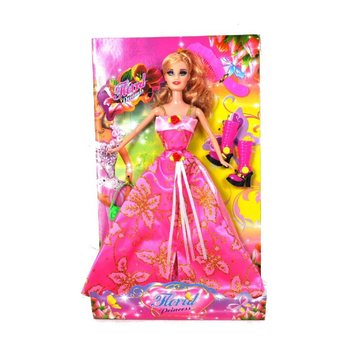 PĂPUȘĂ CU ACCESORII - PRINȚESA FLORILOR (2 buc.)