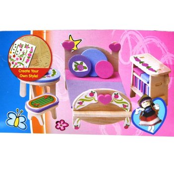 Set de Creație Puzzle 3D din Lemn (24 buc.)