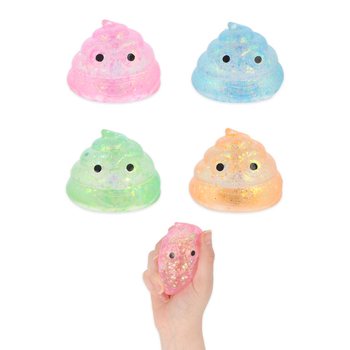 CĂCĂȚEL ANTISTRES DE STR&Acirc;NS - CU UMPLUTURĂ SUGAR GEL SCLIPICI - DIVERSE CULORI - &Icirc;N DISPLAY (12 buc.)