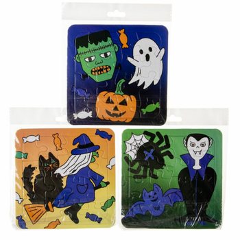 Mix Puzzle-uri de Halloween - 14 x 14 cm (50 buc.)