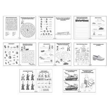 Cărticică de Activități Sinterklaas (Set de 48)