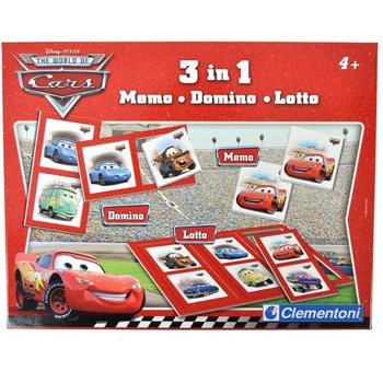 JOC 3 &Icirc;N 1 DISNEY PIXAR CARS - MEMO - DOMINO - LOTTO
