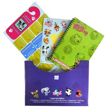 HASBRO - MY LITTLEST PETSHOP CUTIE PENTRE PETRECERE &Icirc;N PIJAMALE (7 piese)
