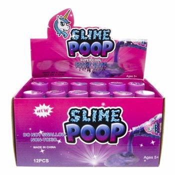 UNICORN / SLIME CACA DE UNICORN &Icirc;N STICLĂ &Icirc;N DISPLAY (12 buc.)
