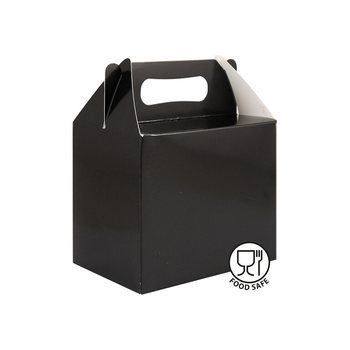 Cutiuțe pentru Cadouri și Dulciuri Negru 14x9.5x12 cm (12 buc.)