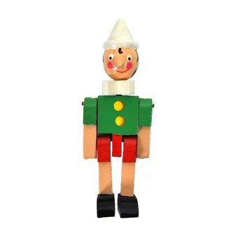 PĂPUȘĂ DIN LEMN PINOCCHIO 14 CM (6 buc.)