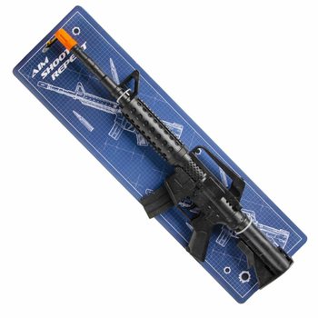 Pușcă M16 cu sunet tip clichet pe card (6 bucăți)