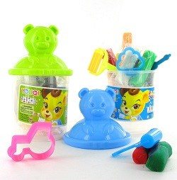 Set Plastilină - Model Ursuleț (12 buc.)
