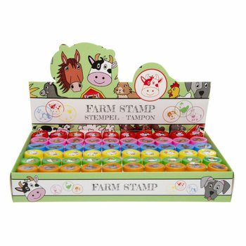 Ștampile Animale de Fermă în Display (60 bucăți)