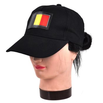 Șapcă LED Egalizator Luminos Activată de Sunet - Steagul Belgiei (12 buc.)