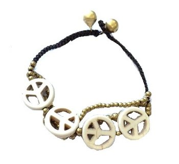 Brățară Ibiza Crem Peace (1 buc.)