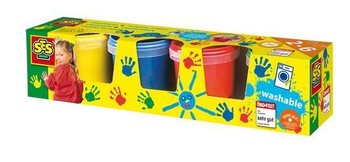 Set Pictură cu Degetele SES, 4x150ml (4 culori) (1 buc.)