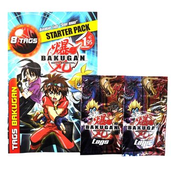BAKUGAN - Pachet de start 8 Tag-uri (100 buc.)