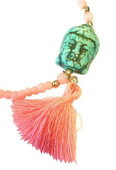 Brățară Roz cu Buddha Stil Ibiza (1 buc)