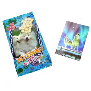 STICKER 3D CU GUMĂ DE MESTECAT (36 buc.)