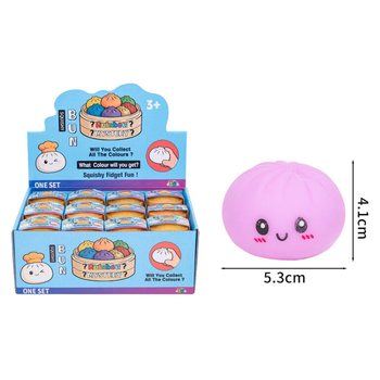 RAGE - Squishy Bun Dumplings MIC (5.3x5.3x4.1 cm) - Viral 2026 Fidget Toy (24 buc.)