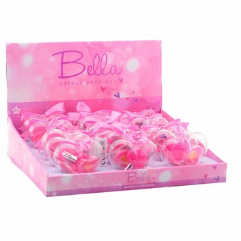 Set machiaj pentru copii Bella, 3 piese, &icirc;n formă de inimă &icirc;n display (18 buc.)