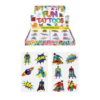 Tatuaje Temporare Fun – Model: Supereroi (96 buc.)
