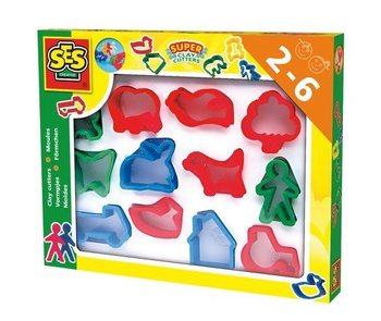 SES Forme pentru Plastilină (12 culori/modele) (1 buc.)