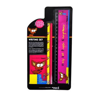 SET DE SCRIS DIN 4 PIESE PE CARD (6 buc.)