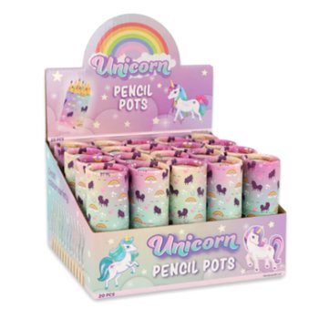 12 Creioane Colorate &icirc;n Tub: Model Unicorn - &Icirc;n Display (20 buc.)