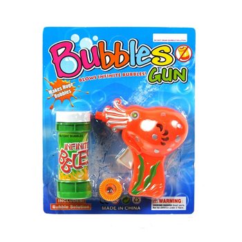 Pistol de făcut baloane de săpun pe carton (6 buc.)