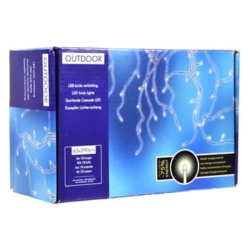 ILUMINAT DE CRĂCIUN PENTRU EXTERIOR - ȘIR CU 150 DE BECURI LED 2,9 METRI