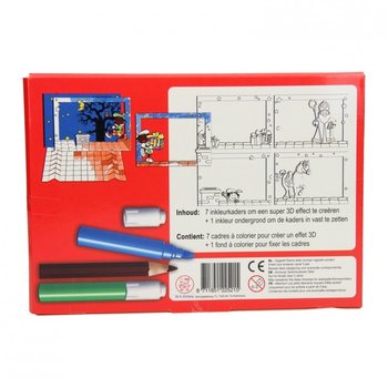 Set de Creație Fereastră 3D Sinterklaas / Sf&acirc;ntul Nicolae (12 buc.)