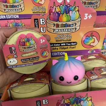 RAGE - Squishy Bun Dumplings MARI - EDIȚIE UNICORN (8,5 x 8,5 x 7,5 cm) (12 buc.)