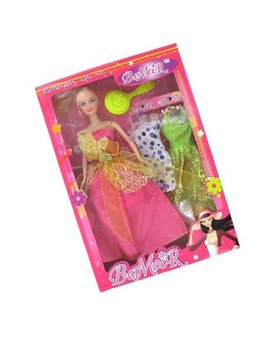 BEAUTY SET set păpușă (2 buc.)