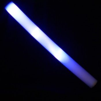 Băț din Spumă LED Albastru - Party Stick (24 buc.)