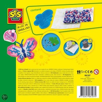 Mărgele de călcat SES model Fluturi (1 buc.)