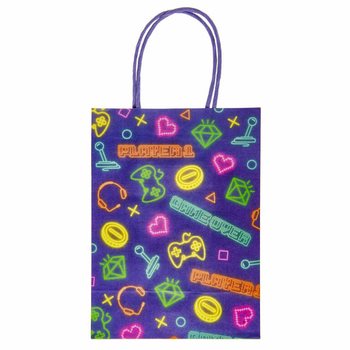Pungă Cadou din H&acirc;rtie Gamer - 16x9x22 cm (12 buc.)