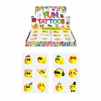 Tatuaje Smiley în Display (96 buc)