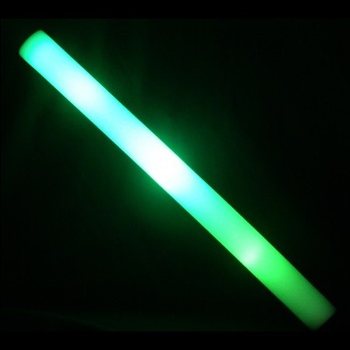 Baghetă Luminoasă LED din Spumă - Verde - 45 cm (17 buc.)