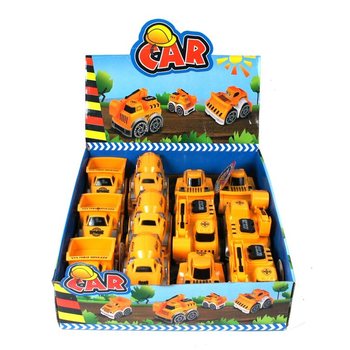 Vehicule de Construcție cu Fricțiune &icirc;n Display (12 buc.)