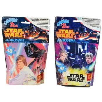 Puzzle Star Wars &icirc;n pungă surpriză blindbag 38,1 x 28,5 cm (12 buc.)