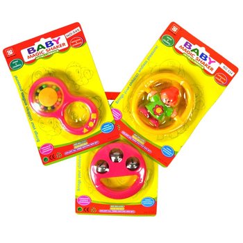 Zornăitoare Bebe Asortate pe Card (12 buc.)