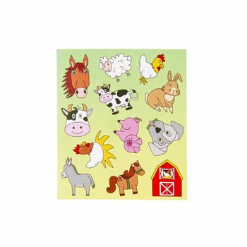STICKERE FUN &ndash; MODEL: ANIMALE DE FERMĂ (120 buc.)