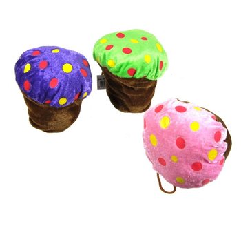Cupcake din pluș colorat 10 cm (24 buc.)