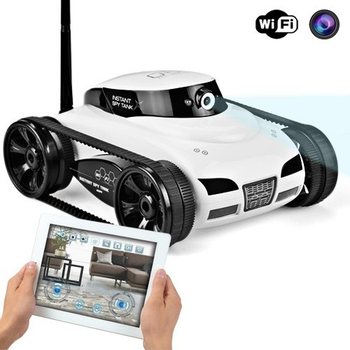 Tanc de spionaj wireless I-SPY controlat prin aplicație