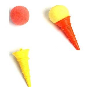 MINI JUCĂRIE &Icirc;NGHEȚATĂ CU LANSATOR 10 CM (24 buc)